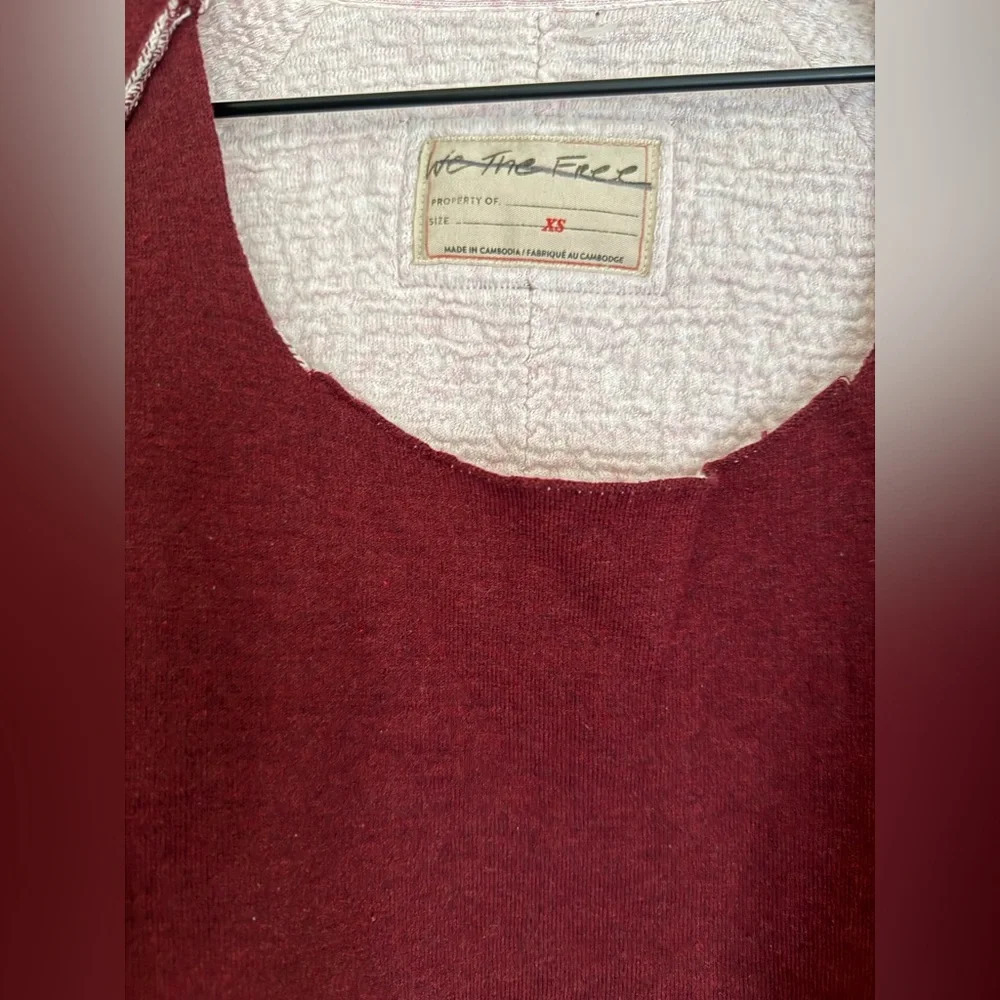 NWOT Free People we the free Midnight Pullover - Picture 10 of 10